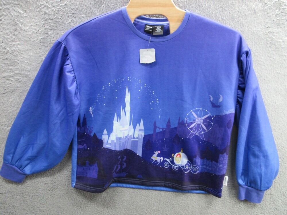 NWT Disney Parks Cinderella Castle Sweatshirt Ashley Taylor Her Universe Sz 1X